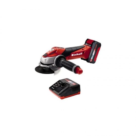 Akumulatora leņķa slīpmašīna Einhell Expert Plus TE-AG 18/115 Li KIT (4.0 Ah) (4431119) Akumulatora leņķa slīpmašīna Einhell Expert Plus TE-AG 18/115 Li KIT (4.0 Ah) (4431119)