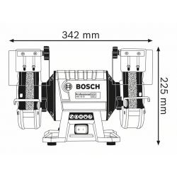 Divu ripu slīpmašīna BOSCH GBG 35-15 (060127A300)