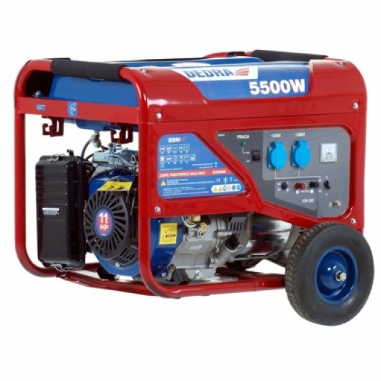 Elektroģenerators dedra 5000w, max 5,0 (DEGB6500K) Elektroģenerators dedra 5000w, max 5,0 (DEGB6500K)