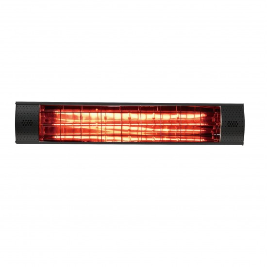 Elektriskais infrasarkano staru sildītājs XD-YS 2000W/150x520x72mm melns (XD-YS 2000W)