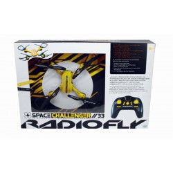 Rotaļu drons Radiofly Space Challanger 40028, 27 cm, Dzeltena (502508953)