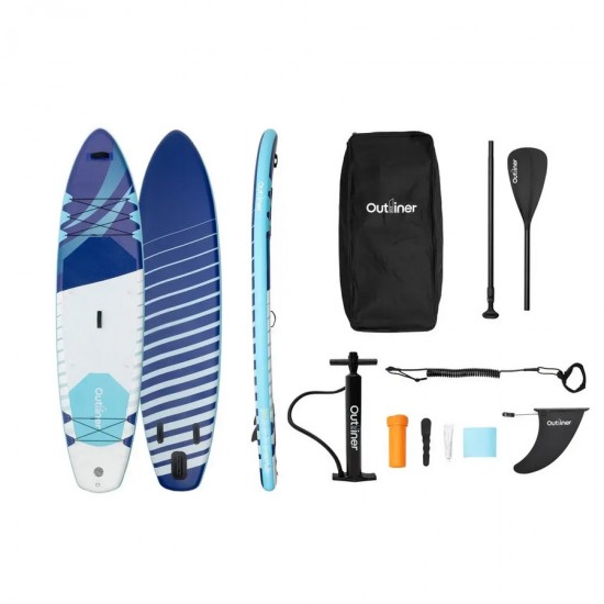 Airēšanas dēlis Outliner AQUA, 350 cm (502703701)