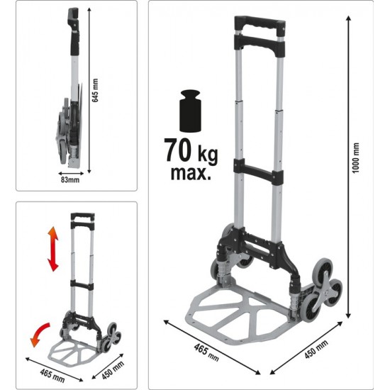 Kāpņu ratiņi transportēšanai (78662)