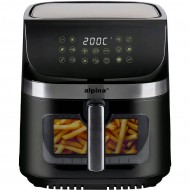 Aerogrils Alpina XXL, melna krās., 1800 W, 9 l (502785828)