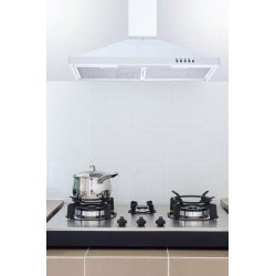 Tvaika nosūcējs Standart Slim Gusto 60W, balta (502043084)