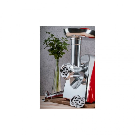 Gaļas maļamā mašīna ar tomātu sulas spiedi, 1400 W, sarkana, Oliver Voltz (55V51991AR)