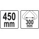 Manuālās knaibles l-450mm baļķiem (YT-79904)