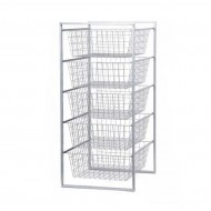 Grozu sistēma Domoletti, 55 cm x 45 cm, balta krās. (502598190)