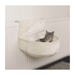 Mājdzīvnieku gultnis ar radiatora āķiem, krēmbalts (6738258998483)