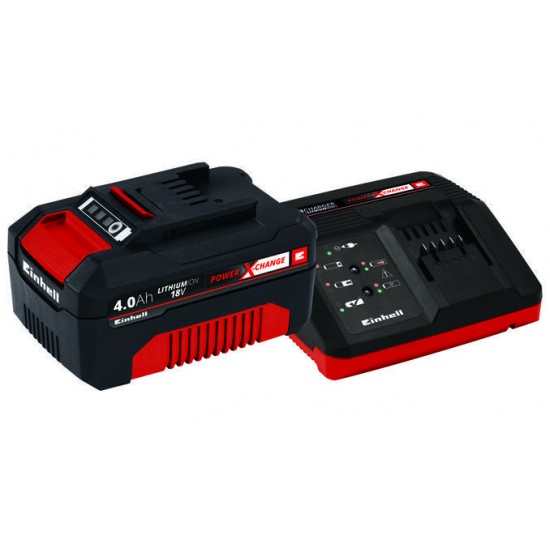 Akumulators ar lādētāju Einhell 18V 4,0Ah PXC Starter Kit (4512042)