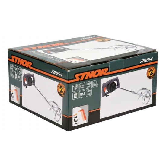 Celtniecības mikseris ar M14 vītni 1200W Sthor (78854)