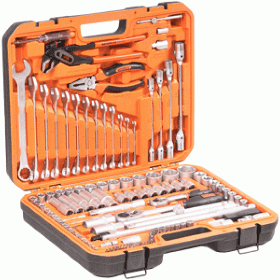 Profesionālais instrumenta komplekts 123 pr. 1/4"Dr 1/2"Dr (39823) Avtodelo