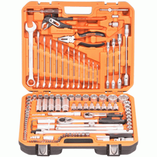 Profesionālais instrumenta komplekts 123 pr. 1/4"Dr 1/2"Dr (39823) Avtodelo