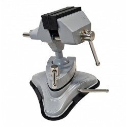 Galda skrūvspīles | Rotējošas | 70 mm žokļi | ar vakuuma kausu (SK36070M)