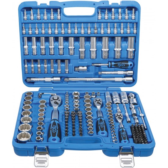 Rīku kaste | 12 punktu ligzdas | 6,3 mm (1/4 collas) / 10 mm (3/8 collas) / 12,5 mm (1/2 collas) | 192 gab. (2286)