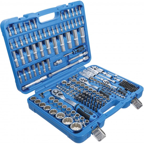 Rīku kaste | 12 punktu ligzdas | 6,3 mm (1/4 collas) / 10 mm (3/8 collas) / 12,5 mm (1/2 collas) | 192 gab. (2286)