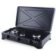 BROCK Gāzes plītiņa ar 3 sildvirsmām (GS 2003 BK)