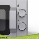 BROCK Mikroviļņu krāsns. Tilpums: 20L. Jauda: 700W (MWO 2001 SS)