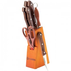 MAESTRO Nažu komplekts ar koka statīvu. 8 gab