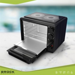 BROCK Elektriskā cepeškrāsns ar sildvirsmu 35L , 1500W