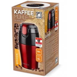 BROCK Kafijas dzirnaviņas, sarkanas 150W