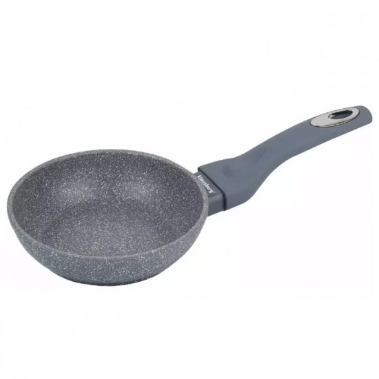 Alumīnija panna, marmorēta, pelēka, Ø16cm