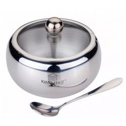 Cukurtrauks ar karoti, tērauds, 460ml, Kinghoff.